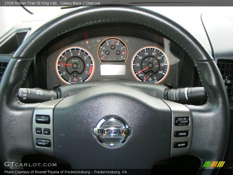 Galaxy Black / Charcoal 2008 Nissan Titan SE King Cab