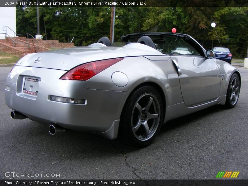Chrome Silver Metallic / Carbon Black 2004 Nissan 350Z Enthusiast Roadster