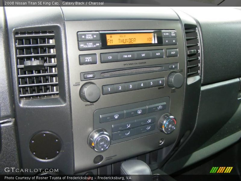 Galaxy Black / Charcoal 2008 Nissan Titan SE King Cab