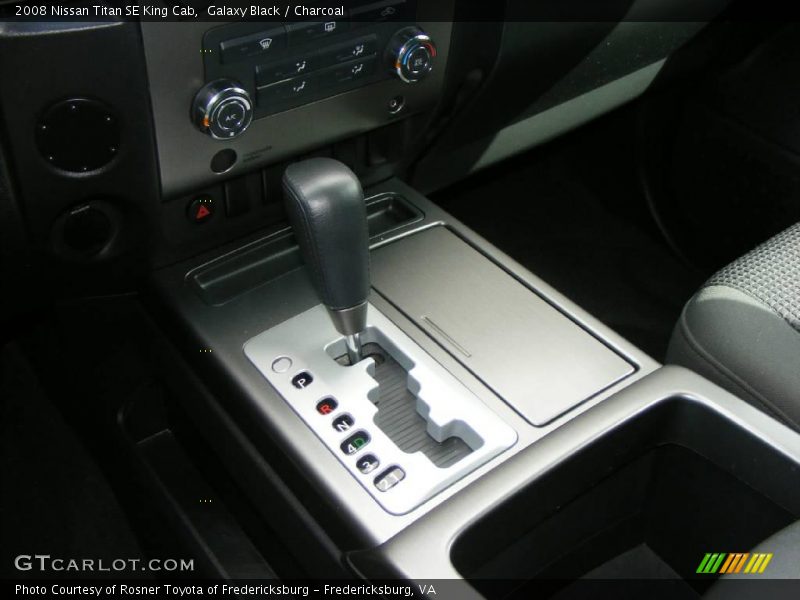 Galaxy Black / Charcoal 2008 Nissan Titan SE King Cab
