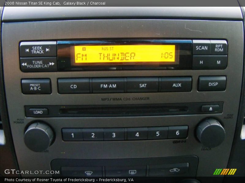 Galaxy Black / Charcoal 2008 Nissan Titan SE King Cab