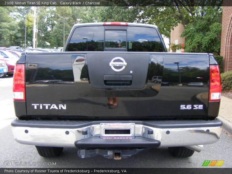 Galaxy Black / Charcoal 2008 Nissan Titan SE King Cab