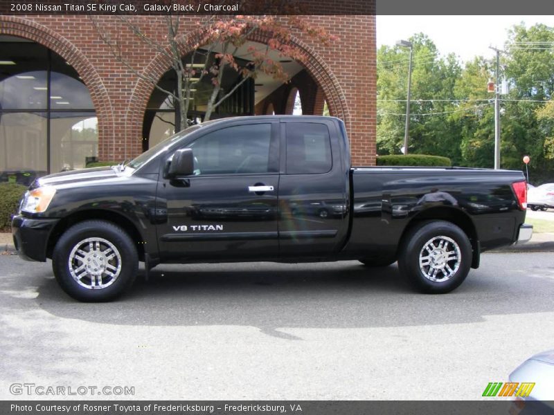 Galaxy Black / Charcoal 2008 Nissan Titan SE King Cab