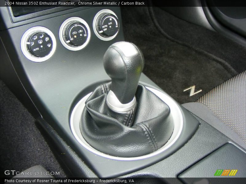 Chrome Silver Metallic / Carbon Black 2004 Nissan 350Z Enthusiast Roadster