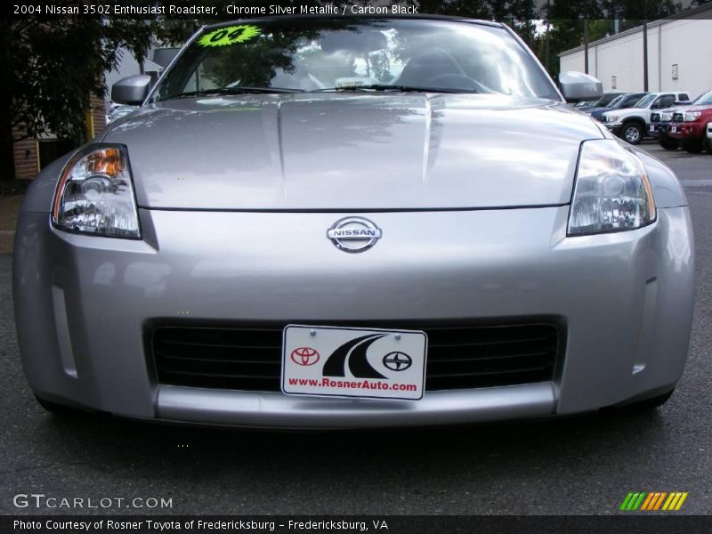 Chrome Silver Metallic / Carbon Black 2004 Nissan 350Z Enthusiast Roadster