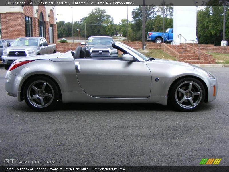 Chrome Silver Metallic / Carbon Black 2004 Nissan 350Z Enthusiast Roadster