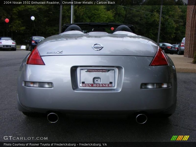 Chrome Silver Metallic / Carbon Black 2004 Nissan 350Z Enthusiast Roadster