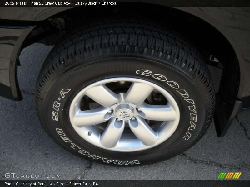 Galaxy Black / Charcoal 2009 Nissan Titan SE Crew Cab 4x4