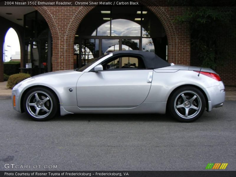Chrome Silver Metallic / Carbon Black 2004 Nissan 350Z Enthusiast Roadster