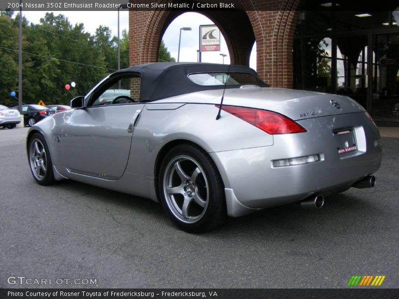 Chrome Silver Metallic / Carbon Black 2004 Nissan 350Z Enthusiast Roadster