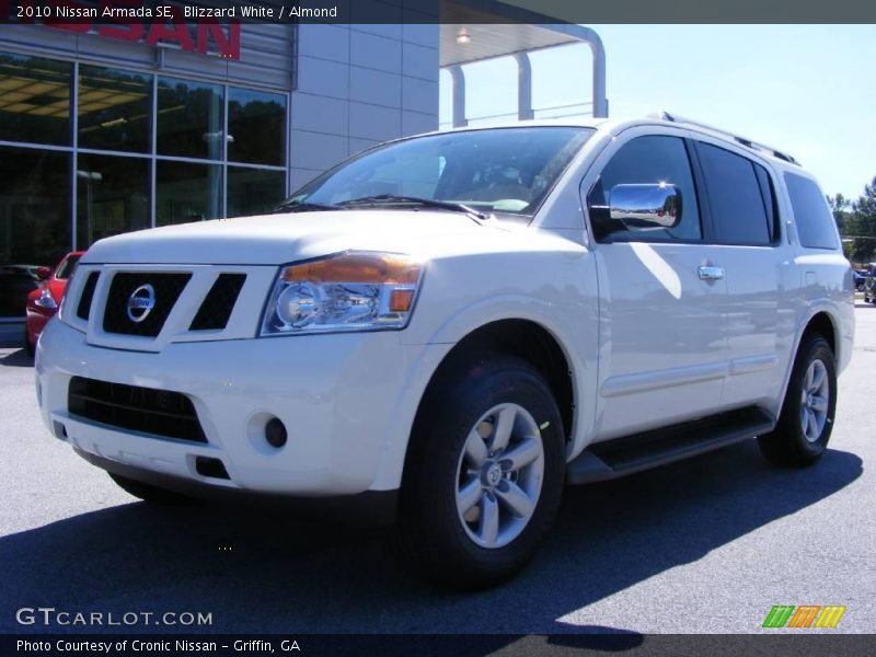 Blizzard White / Almond 2010 Nissan Armada SE