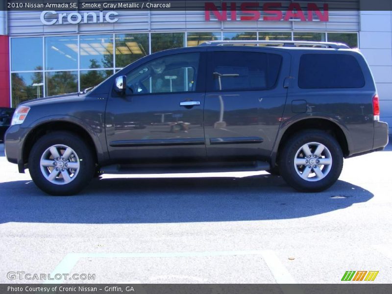 Smoke Gray Metallic / Charcoal 2010 Nissan Armada SE