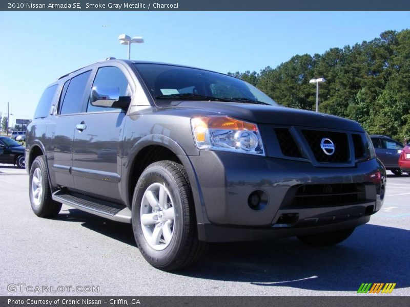 Smoke Gray Metallic / Charcoal 2010 Nissan Armada SE