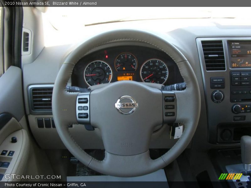 Blizzard White / Almond 2010 Nissan Armada SE