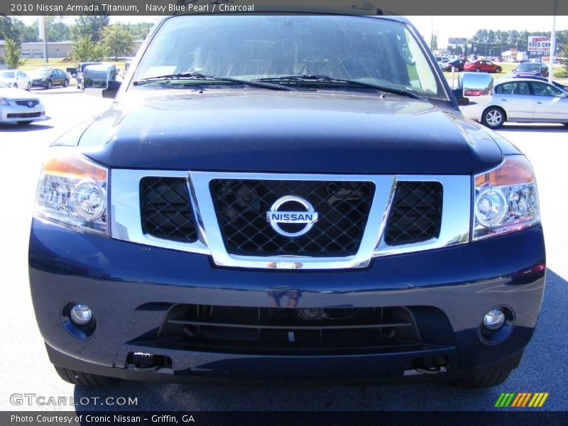 Navy Blue Pearl / Charcoal 2010 Nissan Armada Titanium
