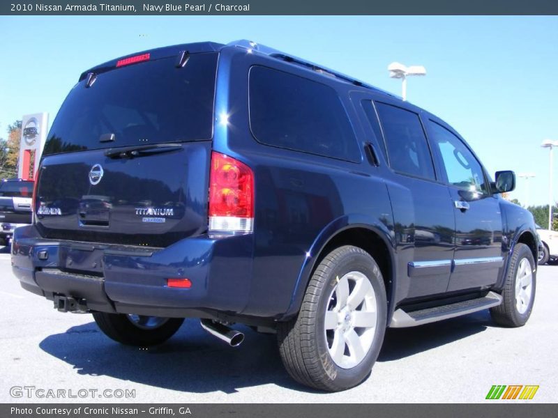 Navy Blue Pearl / Charcoal 2010 Nissan Armada Titanium