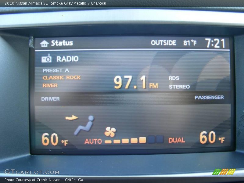 Smoke Gray Metallic / Charcoal 2010 Nissan Armada SE