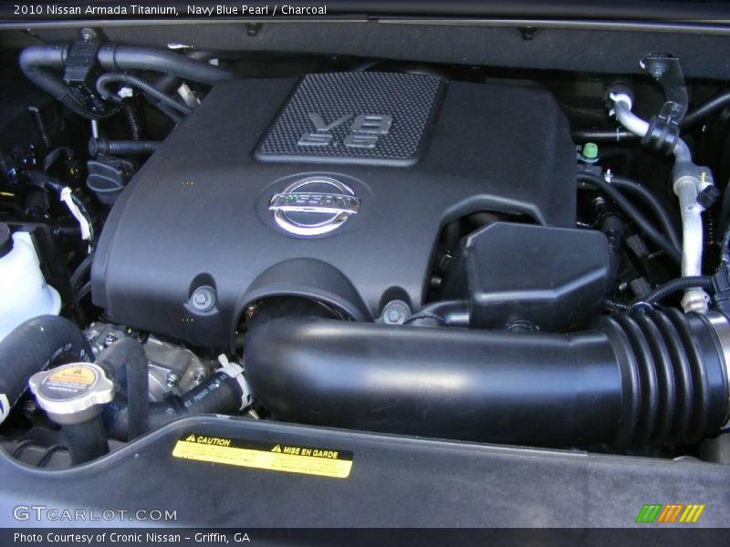 Navy Blue Pearl / Charcoal 2010 Nissan Armada Titanium