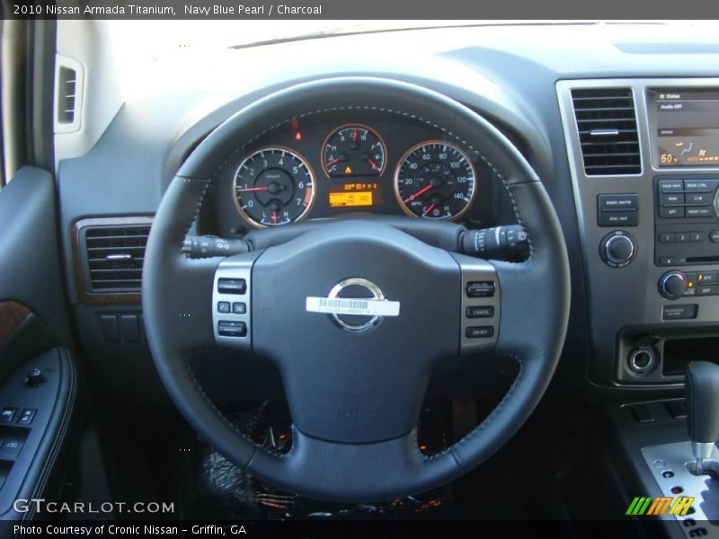 Navy Blue Pearl / Charcoal 2010 Nissan Armada Titanium