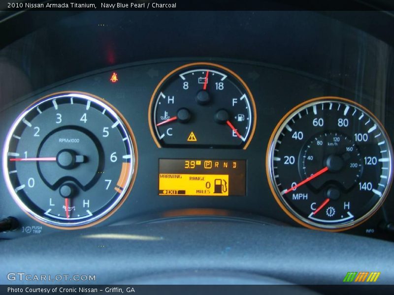 Navy Blue Pearl / Charcoal 2010 Nissan Armada Titanium