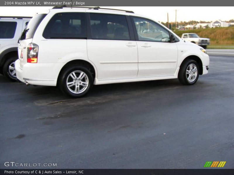 Whitewater Pearl / Beige 2004 Mazda MPV LX