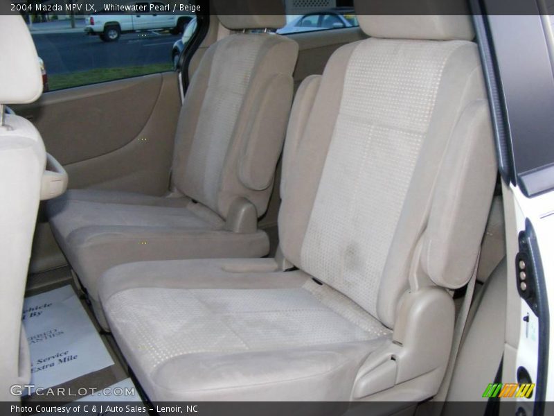 Whitewater Pearl / Beige 2004 Mazda MPV LX