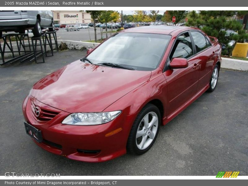 Redfire Metallic / Black 2005 Mazda MAZDA6 i Sedan