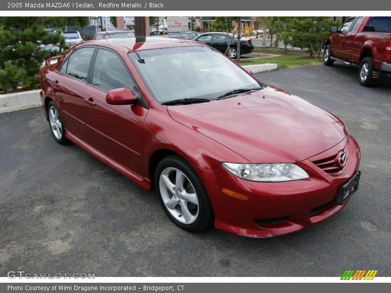 Redfire Metallic / Black 2005 Mazda MAZDA6 i Sedan