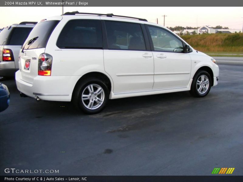 Whitewater Pearl / Beige 2004 Mazda MPV LX