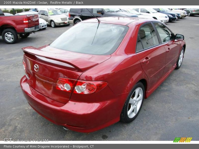 Redfire Metallic / Black 2005 Mazda MAZDA6 i Sedan