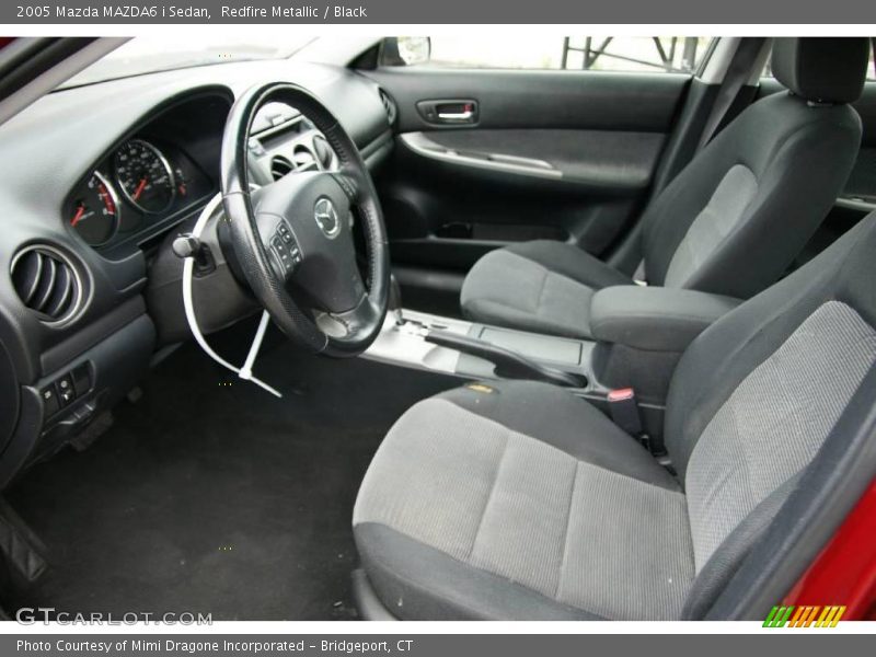 Redfire Metallic / Black 2005 Mazda MAZDA6 i Sedan
