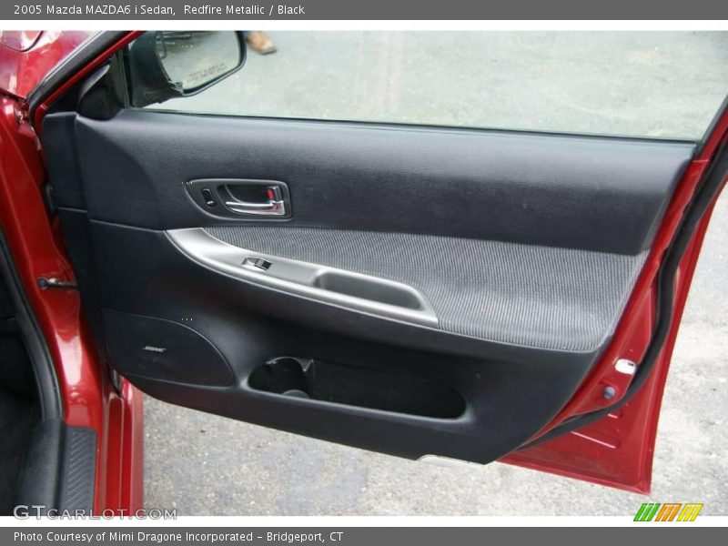 Redfire Metallic / Black 2005 Mazda MAZDA6 i Sedan