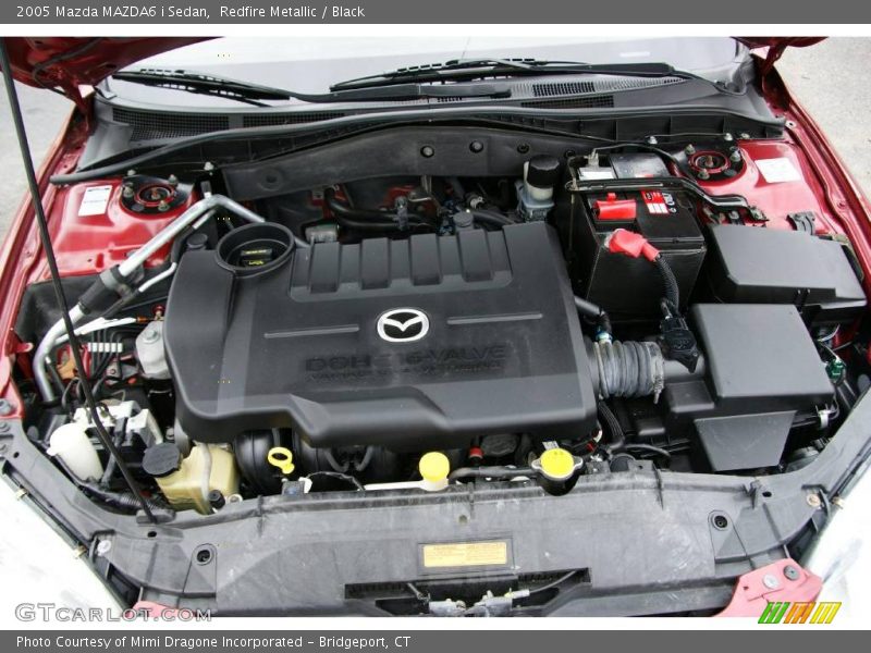 Redfire Metallic / Black 2005 Mazda MAZDA6 i Sedan
