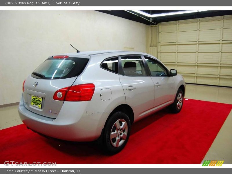 Silver Ice / Gray 2009 Nissan Rogue S AWD