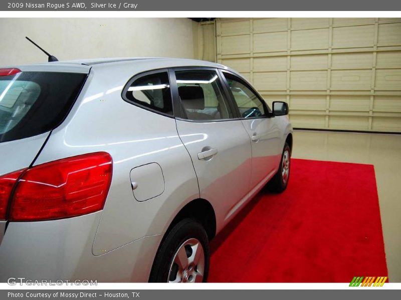 Silver Ice / Gray 2009 Nissan Rogue S AWD