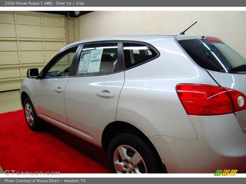 Silver Ice / Gray 2009 Nissan Rogue S AWD