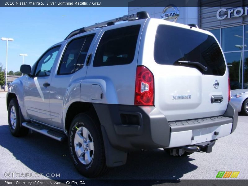 Silver Lightning Metallic / Gray 2010 Nissan Xterra S