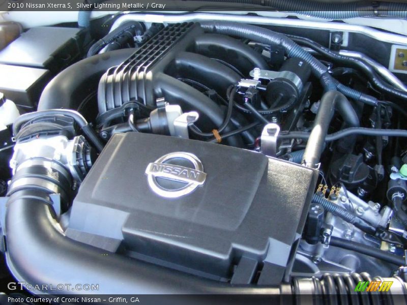 Silver Lightning Metallic / Gray 2010 Nissan Xterra S