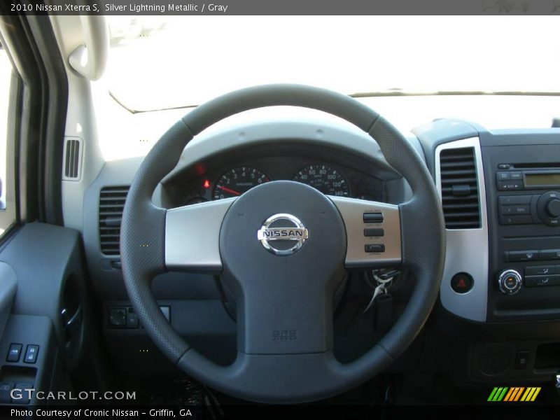 Silver Lightning Metallic / Gray 2010 Nissan Xterra S