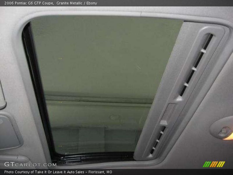 Granite Metallic / Ebony 2006 Pontiac G6 GTP Coupe
