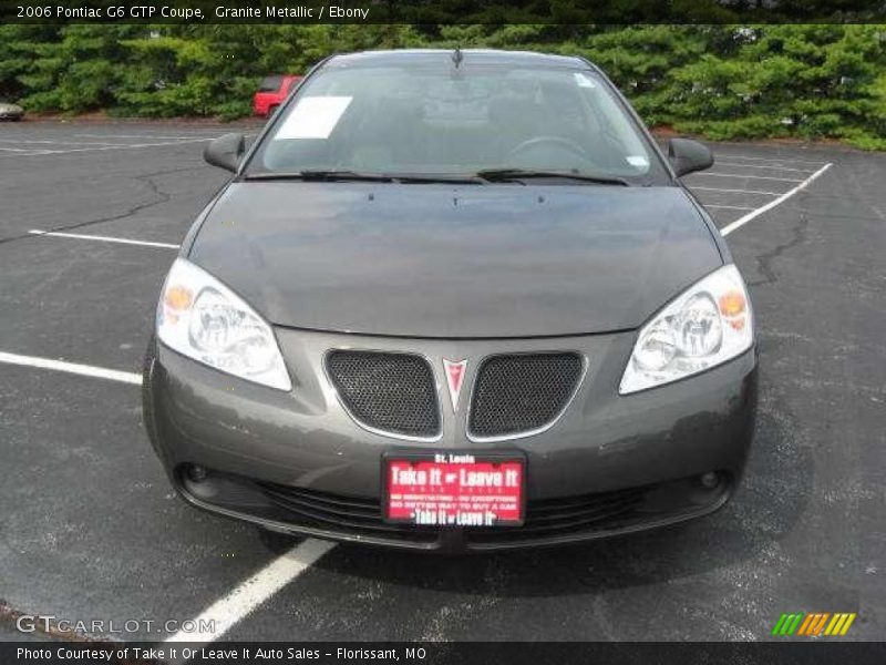 Granite Metallic / Ebony 2006 Pontiac G6 GTP Coupe