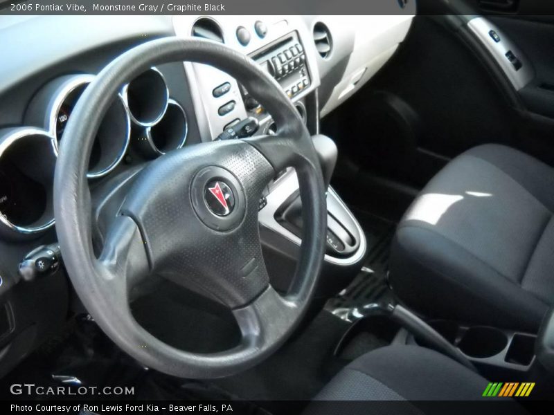 Moonstone Gray / Graphite Black 2006 Pontiac Vibe