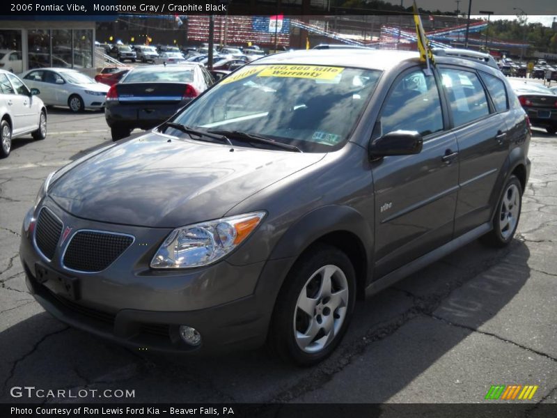 Moonstone Gray / Graphite Black 2006 Pontiac Vibe