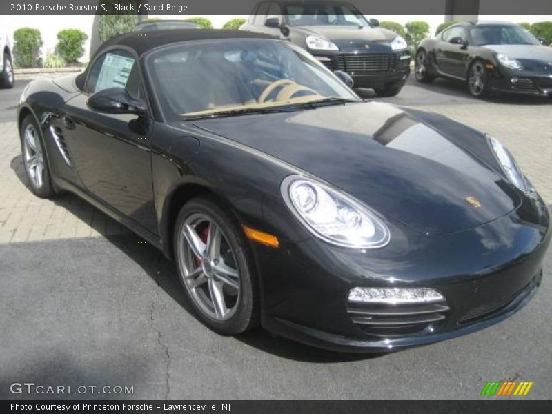 Black / Sand Beige 2010 Porsche Boxster S
