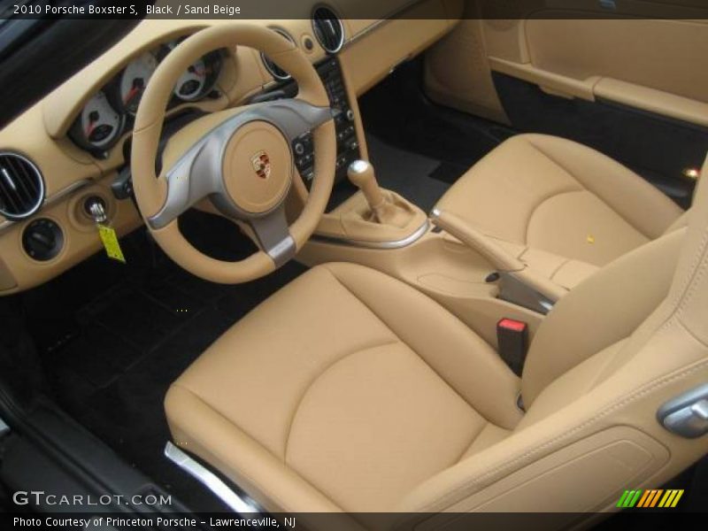 Black / Sand Beige 2010 Porsche Boxster S