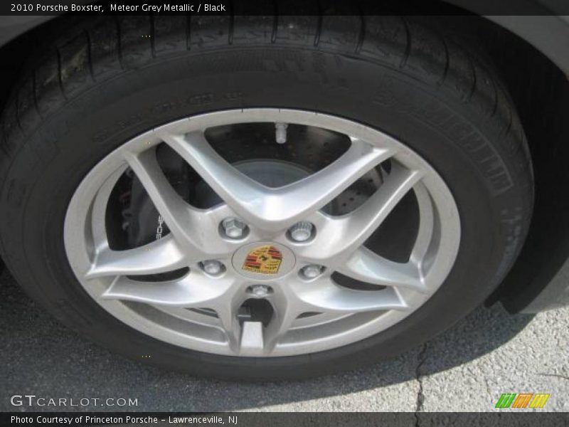 Meteor Grey Metallic / Black 2010 Porsche Boxster