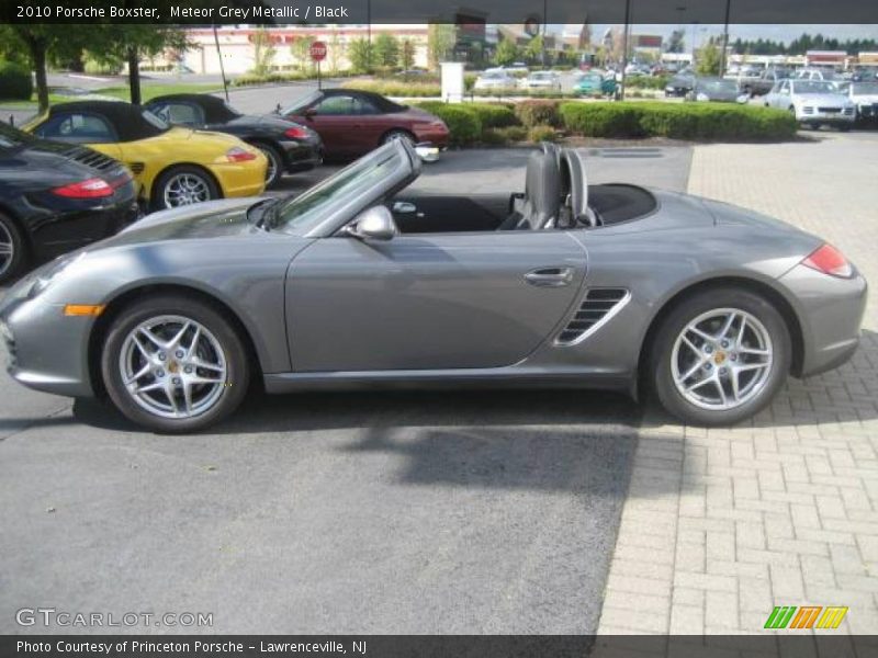 Meteor Grey Metallic / Black 2010 Porsche Boxster