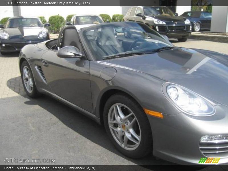 Meteor Grey Metallic / Black 2010 Porsche Boxster