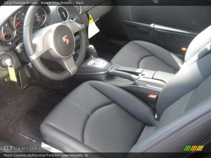 Meteor Grey Metallic / Black 2010 Porsche Boxster