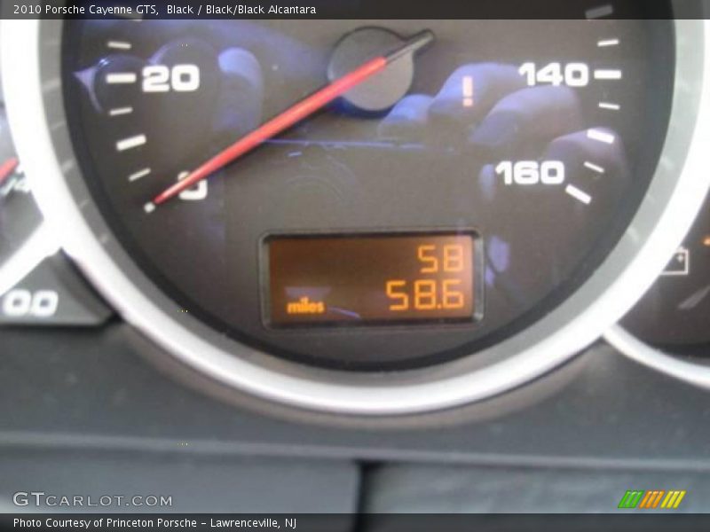 Black / Black/Black Alcantara 2010 Porsche Cayenne GTS